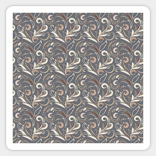 Decorative pattern in Baroque style Sticker